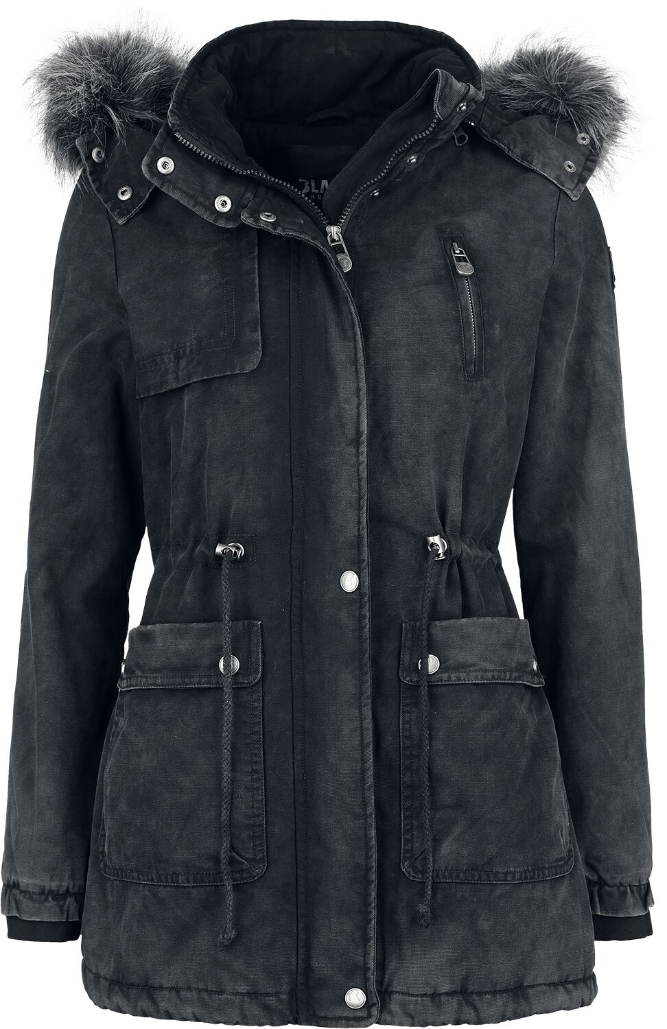 Veste d'hiver  de Black Premium by EMP - Veste De Style Militaire Femme - S à XXL - pour Femme - gris foncé - Black Premium by EMP