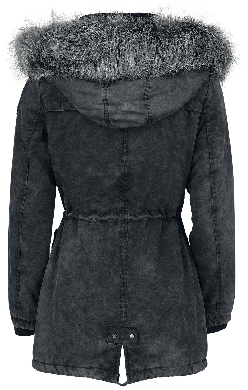 Veste d'hiver  de Black Premium by EMP - Veste De Style Militaire Femme - S à XXL - pour Femme - gris foncé - Black Premium by EMP - View 2