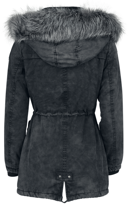 Manteau d'hiver  de Black Premium by EMP - Veste (Factory Second) - S à XXL - pour Femme - gris foncé - Black Premium by EMP - View 2