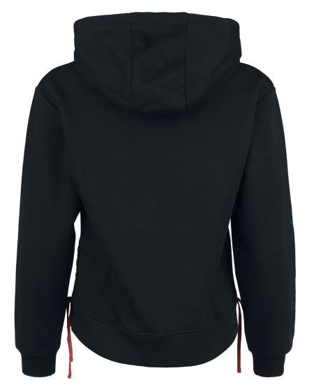 Sweat-shirt à capuche  de Full Volume by EMP - Sweat à Capuche Avec Large Imprimé et Laçage - S à XXL - pour Femme - noir - Full Volume by EMP - View 2