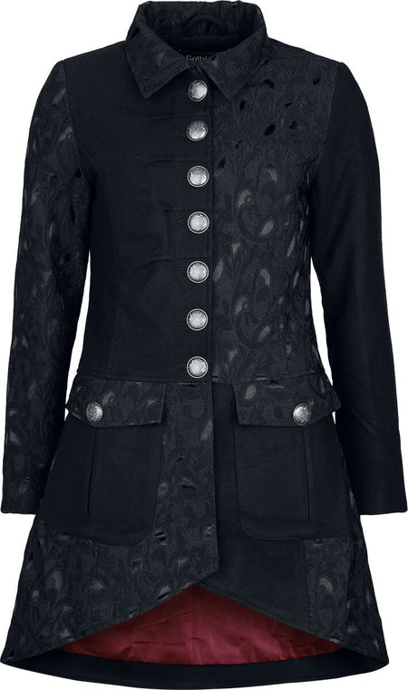 Manteaux Gothic de Gothicana by EMP - S à XL - pour Femme - noir - Gothicana by EMP
