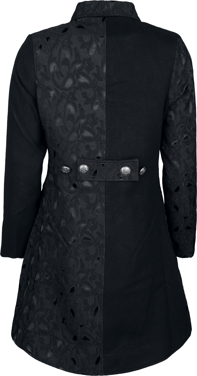 Manteaux Gothic de Gothicana by EMP - S à XXL - pour Femme - noir - Gothicana by EMP - View 2