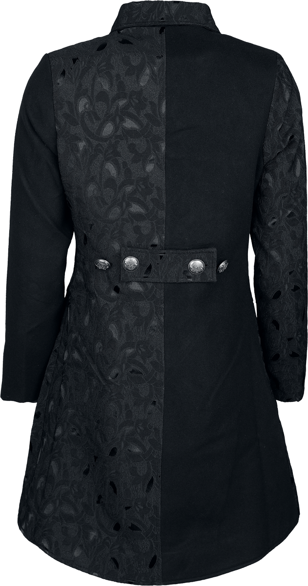 Manteaux Gothic de Gothicana by EMP - S à XXL - pour Femme - noir - Gothicana by EMP - View 2