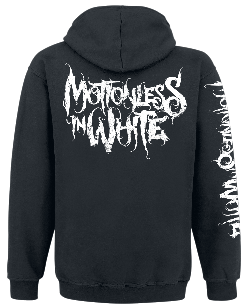 Sweat-shirt zippé à capuche  de Motionless In White - Logo - S à XXL - pour Homme - noir - Motionless In White - View 2