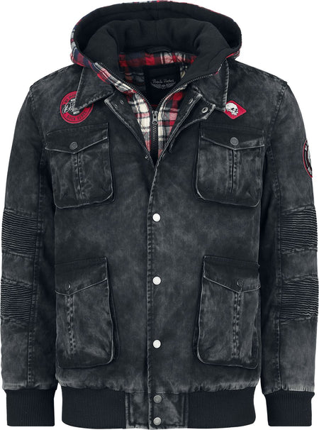 Veste d'hiver  de Rock Rebel by EMP - Saving The Best For Last - S à XXL - pour Homme - noir - Rock Rebel by EMP