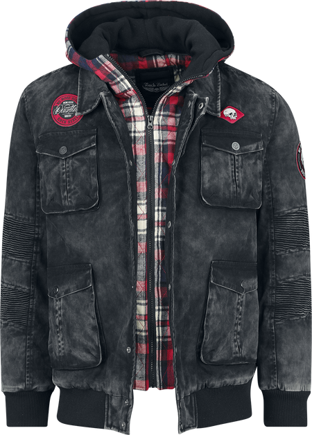 Veste d'hiver  de Rock Rebel by EMP - Saving The Best For Last - S à XXL - pour Homme - noir - Rock Rebel by EMP - View 2