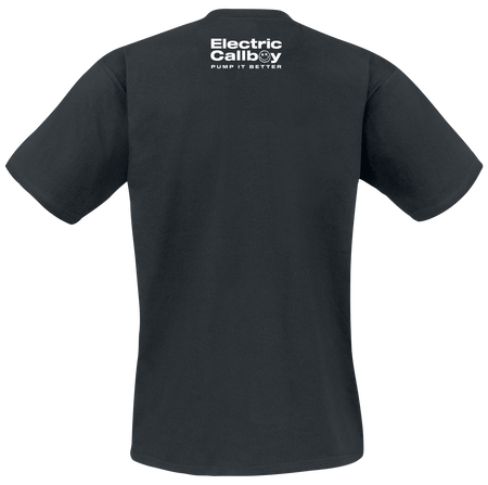 T-Shirt Manches courtes  de Electric Callboy - Pump It Better - S à 3XL - pour Homme - noir - Electric Callboy - View 2