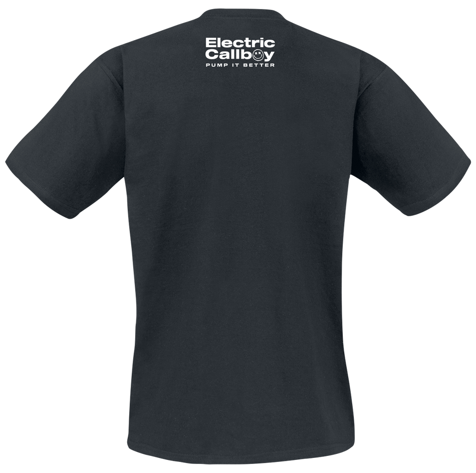 T-Shirt Manches courtes  de Electric Callboy - Pump It Better - S à 3XL - pour Homme - noir - Electric Callboy - View 2