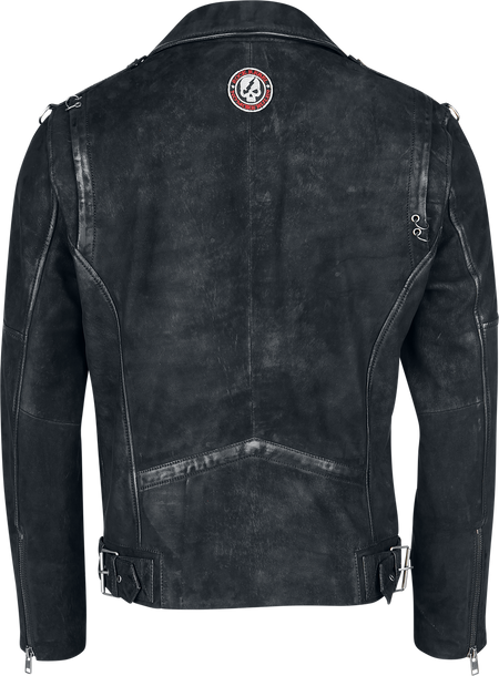 Veste en cuir  de Rock Rebel by EMP - S à XXL - pour Homme - noir - Rock Rebel by EMP - View 2