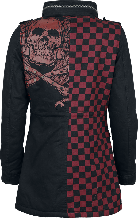 Veste d'hiver  de Rock Rebel by EMP - Veste De Style Militaire Femme - S à XXL - pour Femme - noir - Rock Rebel by EMP - View 2