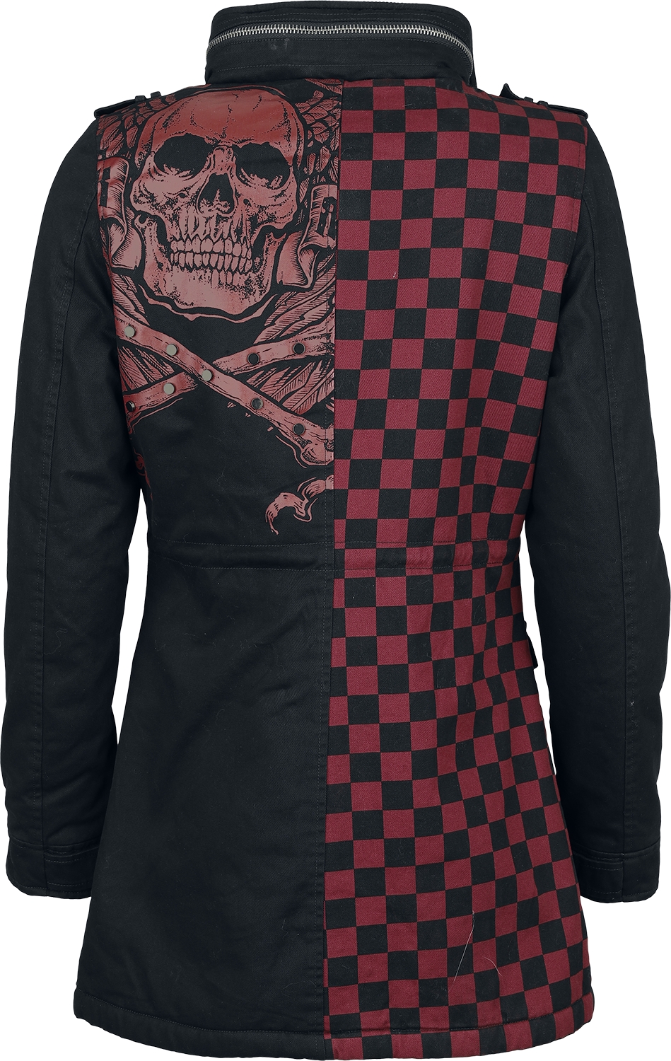Veste d'hiver  de Rock Rebel by EMP - Veste De Style Militaire Femme - S à XXL - pour Femme - noir - Rock Rebel by EMP - View 2