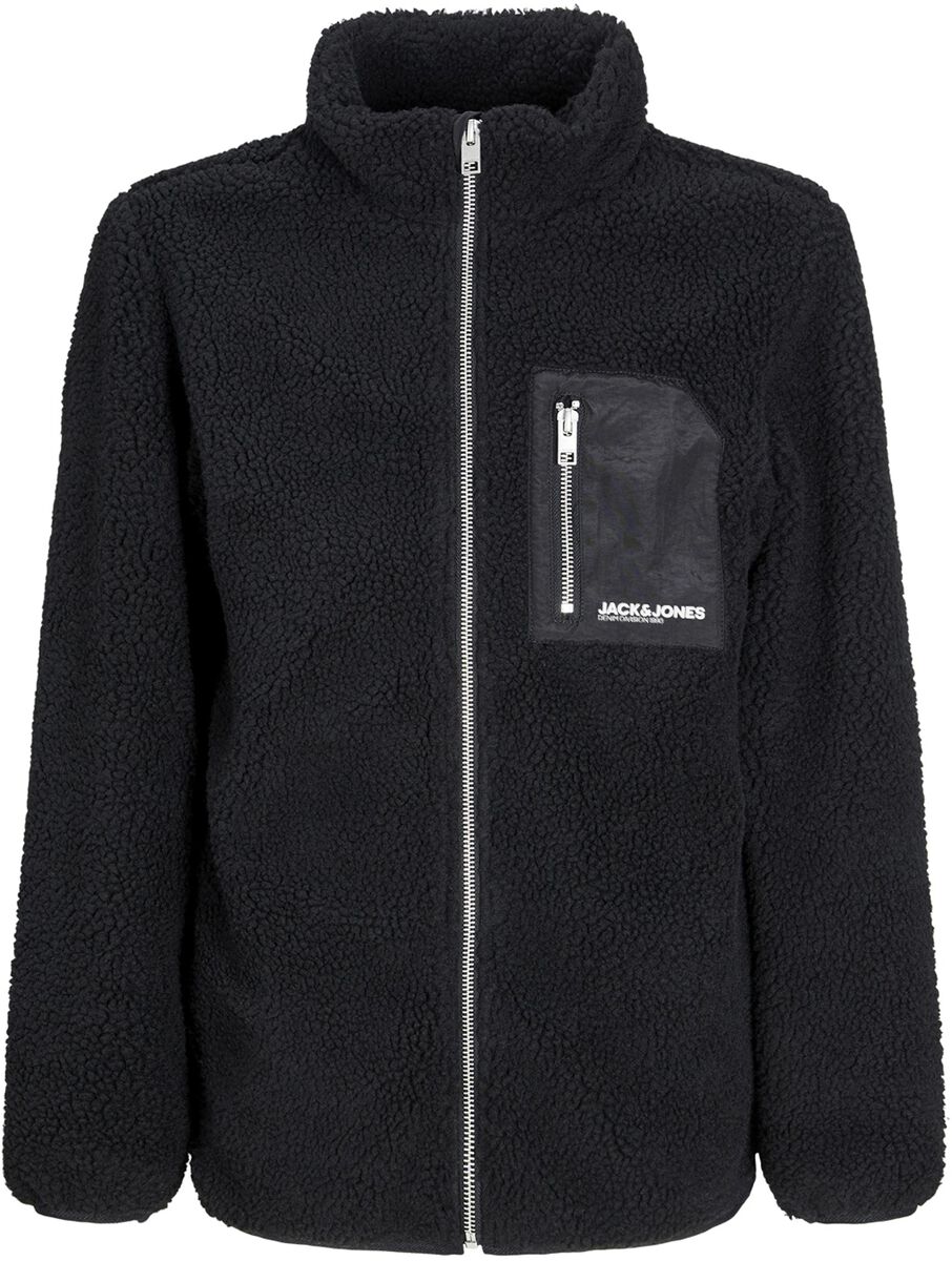 Veste  de Jack & Jones Junior - JJEBradley Teddy Jacket JNR - 140 - pour garçons - noir - Jack & Jones Junior