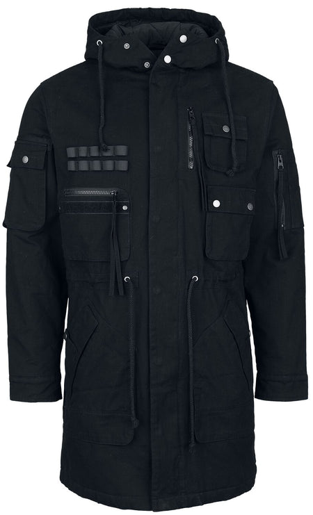 Veste mi-saison  de Gothicana by EMP - Cargo Coat - S à XXL - pour Homme - noir - Gothicana by EMP