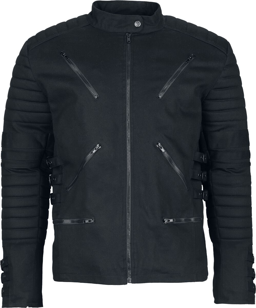 Veste mi-saison Gothic de Gothicana by EMP - Veste avec Manches Côtelées - S à XXL - pour Homme - noir - Gothicana by EMP