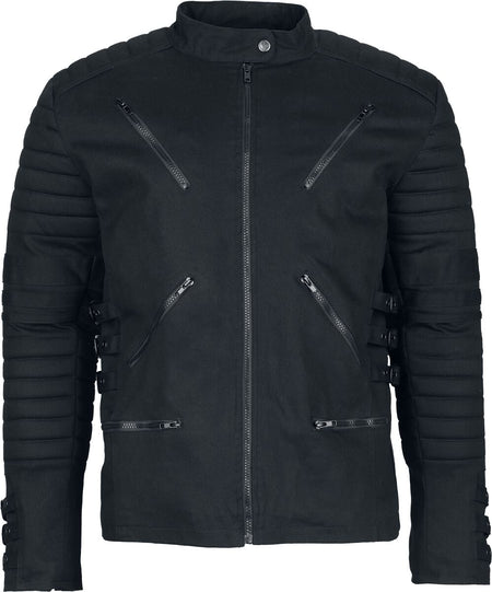Veste mi-saison Gothic de Gothicana by EMP - Veste avec Manches Côtelées - S à XXL - pour Homme - noir - Gothicana by EMP