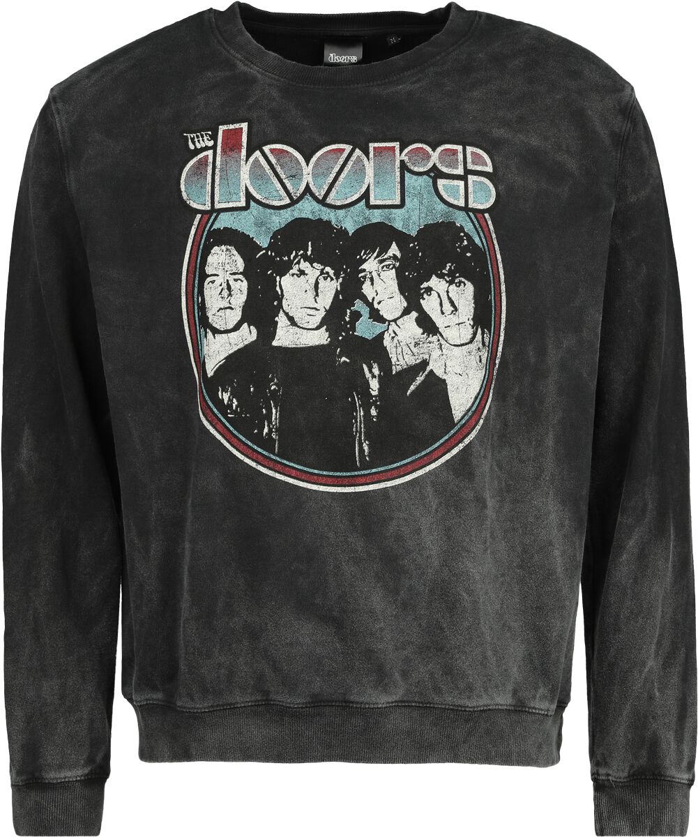 Sweat-shirt  de The Doors - Photo - M à XL - pour Homme - anthracite - The Doors