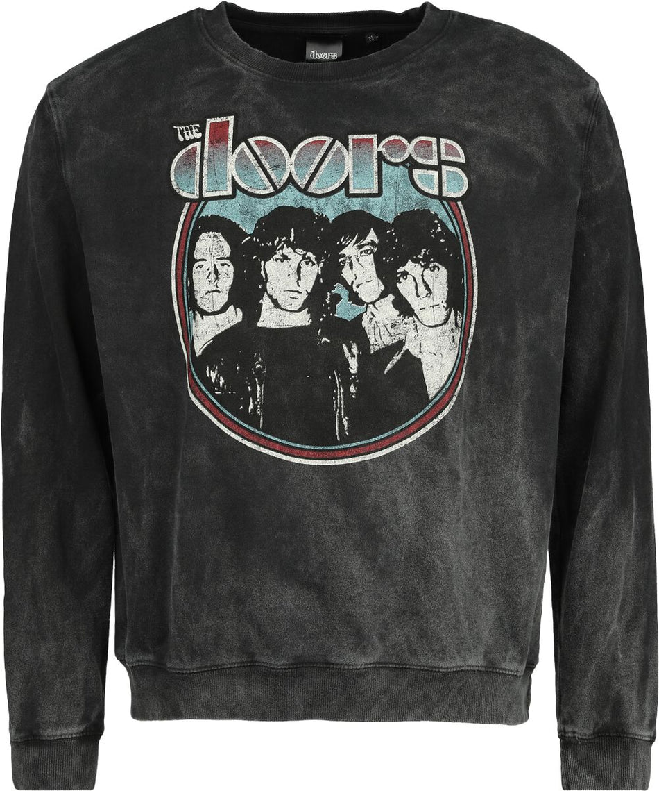 Sweat-shirt  de The Doors - Photo - M à XL - pour Homme - anthracite - The Doors