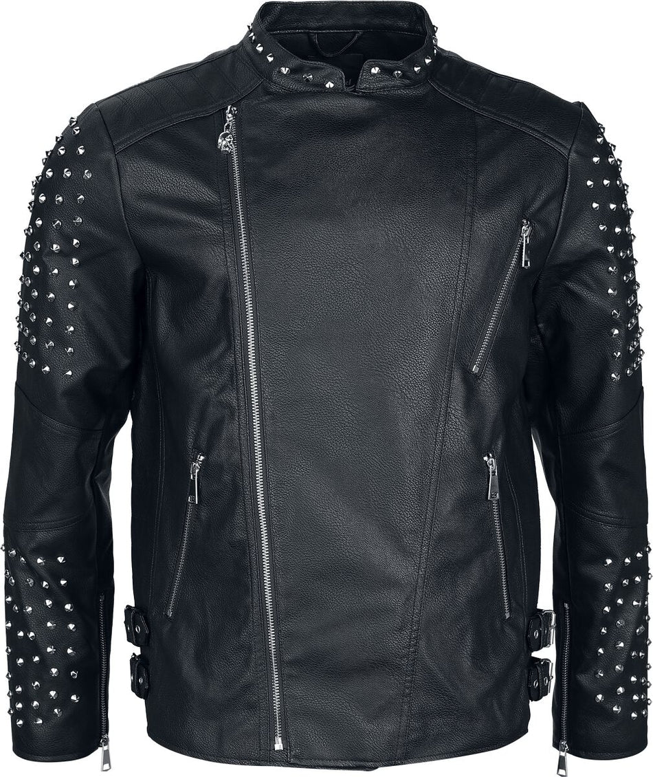 Veste en imitation cuir  de Rock Rebel by EMP - S à XXL - pour Homme - noir - Rock Rebel by EMP