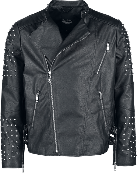 Veste en imitation cuir  de Rock Rebel by EMP - S à XXL - pour Homme - noir - Rock Rebel by EMP - View 2