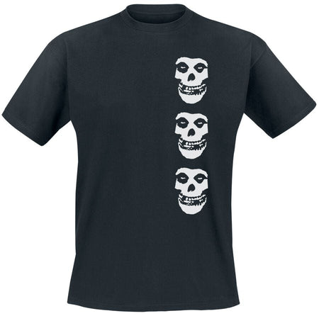 T-Shirt Manches courtes  de Misfits - Black Skull - M à XXL - pour Homme - noir - Misfits