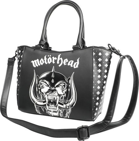 Sac à main  de Motörhead - Snaggletooth - pour Femme - noir/blanc - Motörhead