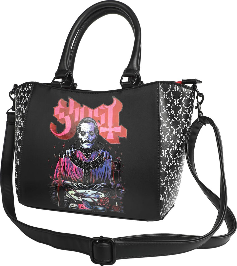 Sac à main  de Ghost - Papa - pour Femme - noir/blanc/rouge - Ghost