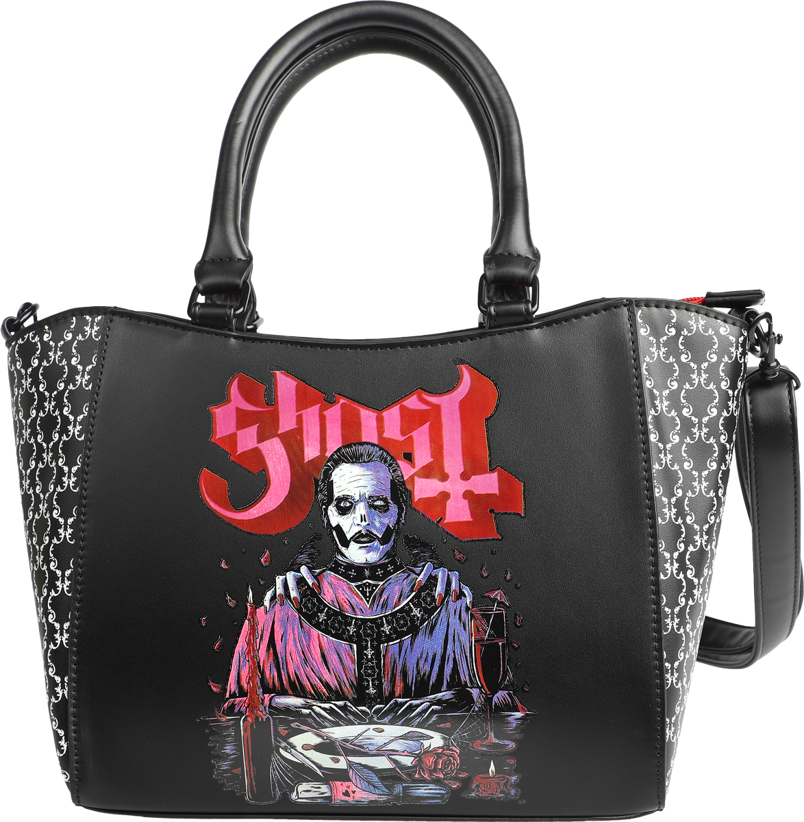 Sac à main  de Ghost - Papa - pour Femme - noir/blanc/rouge - Ghost - View 2