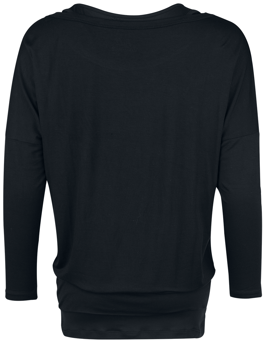 T-shirt manches longues  de Full Volume by EMP - Busting Loose - S à XXL - pour Femme - noir - Full Volume by EMP - View 2