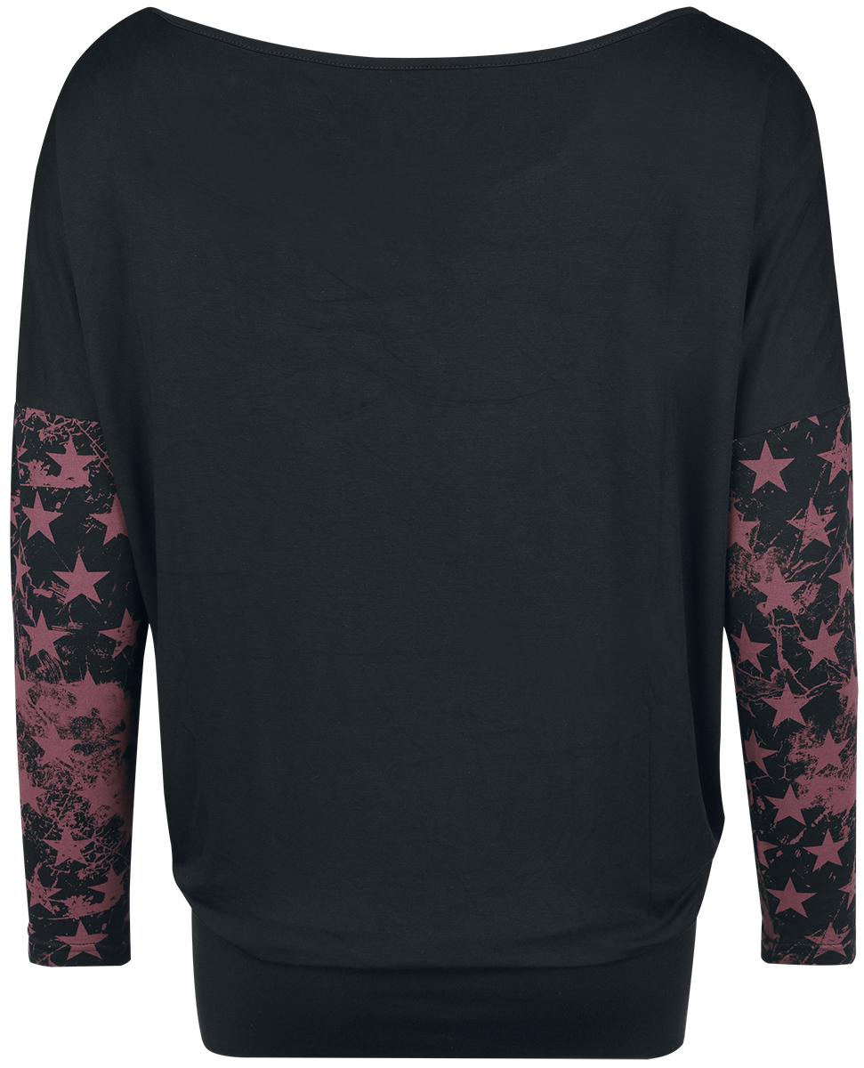 T-shirt manches longues  de RED by EMP - Fast And Loose - S à XXL - pour Femme - noir - RED by EMP - View 2
