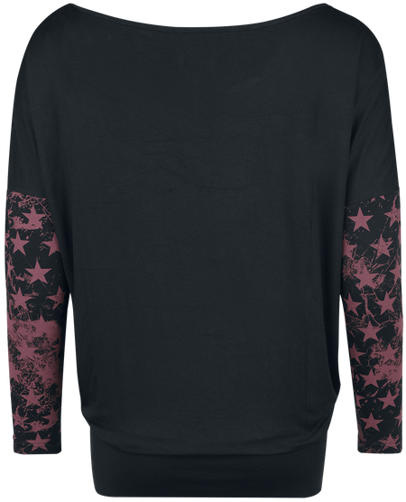 T-shirt manches longues  de RED by EMP - Fast And Loose - S à XXL - pour Femme - noir - RED by EMP - View 2