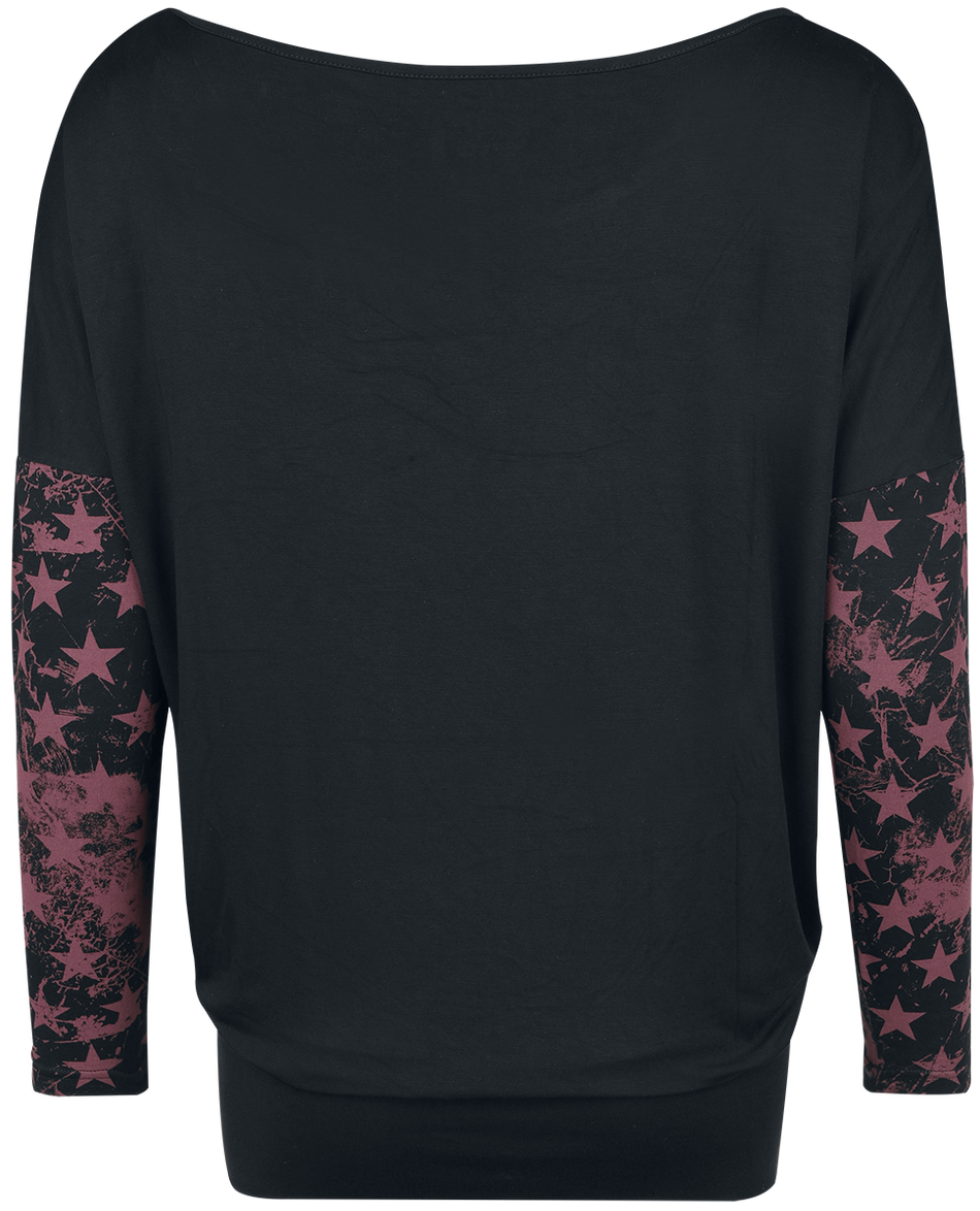 T-shirt manches longues  de RED by EMP - Fast And Loose - S à XXL - pour Femme - noir - RED by EMP - View 2