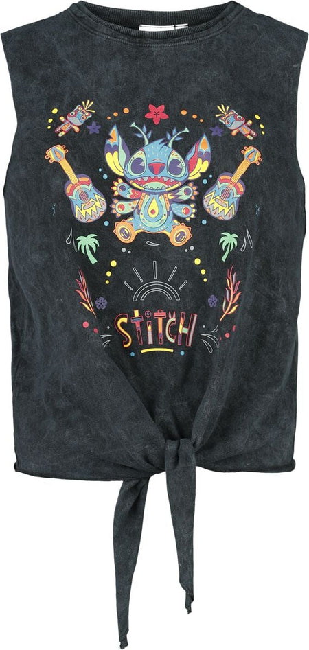 Top Disney de Lilo & Stitch - Viva Mexico - S à XXL - pour Femme - noir - Lilo & Stitch