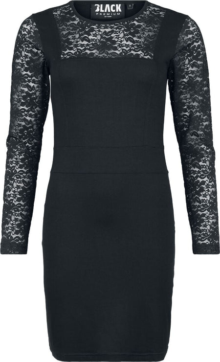 Robe courte Gothic de Black Premium by EMP - Lace Me Up - M - pour Femme - noir - Black Premium by EMP