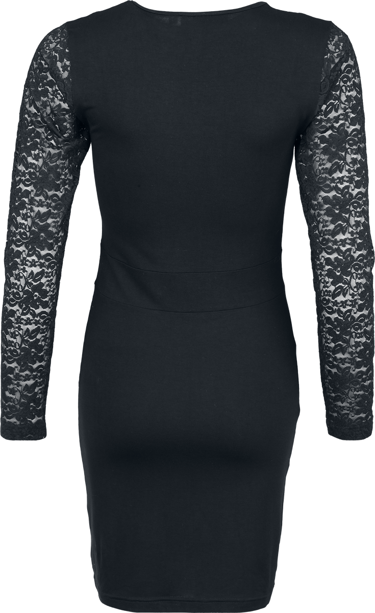Robe courte Gothic de Black Premium by EMP - Lace Me Up - M - pour Femme - noir - Black Premium by EMP - View 2
