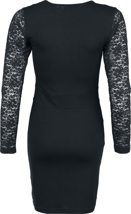 Robe courte Gothic de Black Premium by EMP - Lace Me Up - M - pour Femme - noir - Black Premium by EMP - View 2