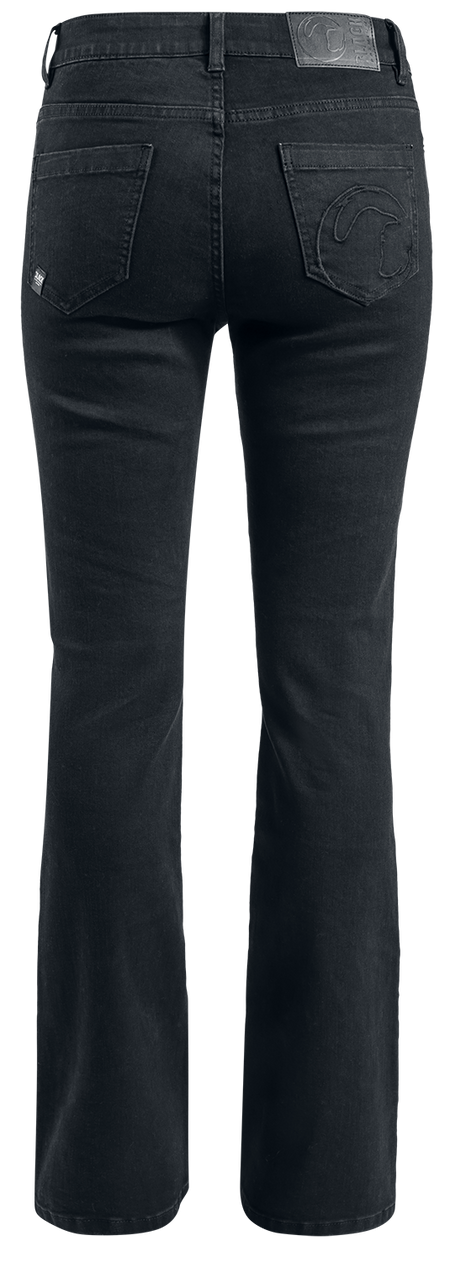 Jean  de Black Premium by EMP - Grace - W27L32 à W28L32 - pour Femme - noir - Black Premium by EMP - View 2