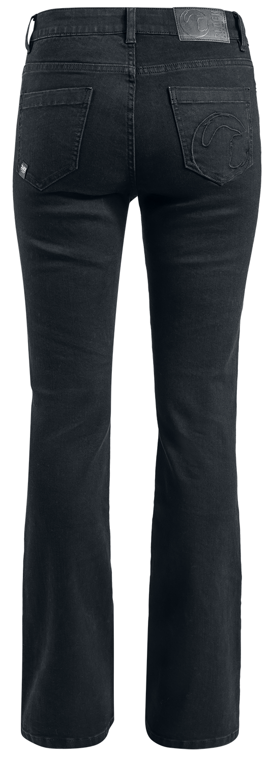 Jean  de Black Premium by EMP - Grace - W27L32 à W28L32 - pour Femme - noir - Black Premium by EMP - View 2