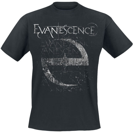 T-Shirt Manches courtes  de Evanescence - Distressed Stamped - S à 4XL - pour Homme - noir - Evanescence