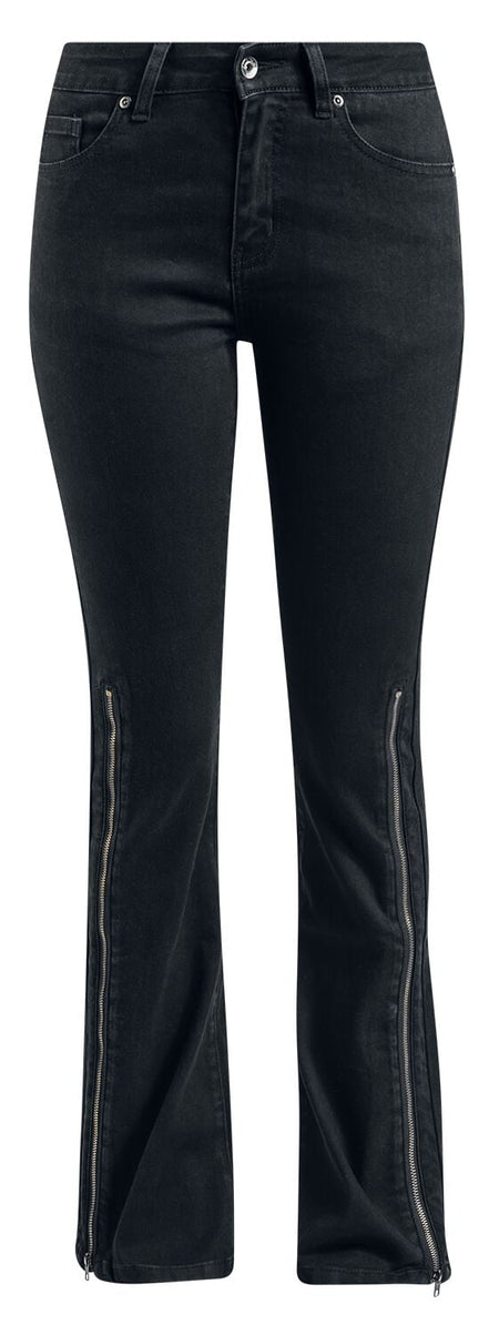 Jean Gothic de Gothicana by EMP - Grace - W27L32 à W31L32 - pour Femme - noir - Gothicana by EMP