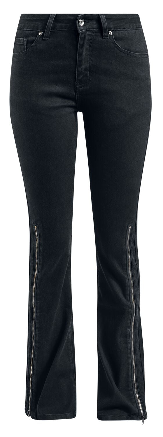 Jean Gothic de Gothicana by EMP - Grace - W27L32 à W31L32 - pour Femme - noir - Gothicana by EMP