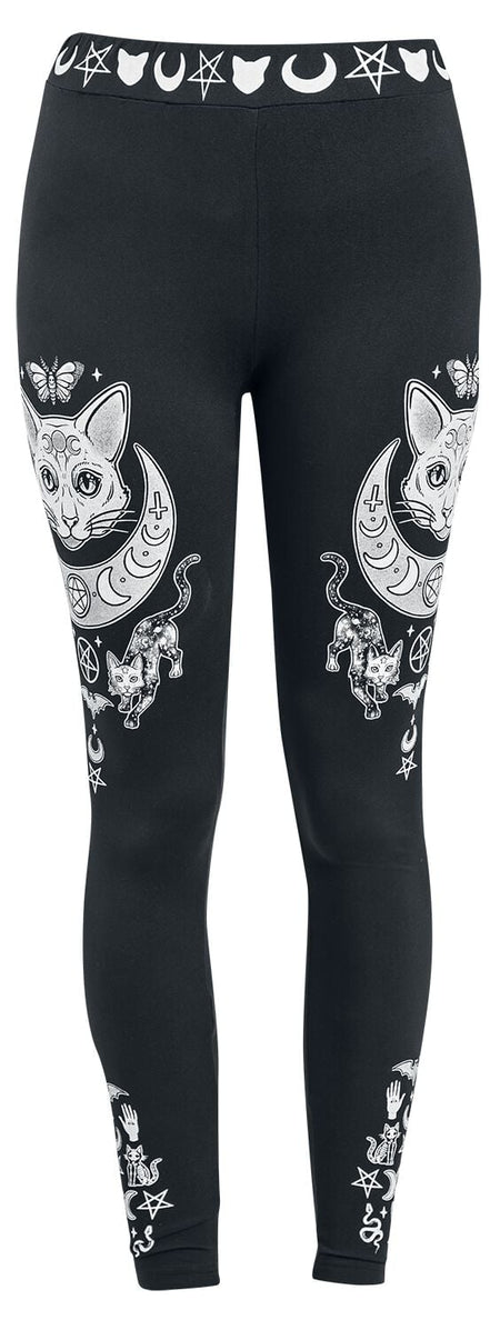 Legging Gothic de Gothicana by EMP - Built For Comfort - S à XXL - pour Femme - noir - Gothicana by EMP