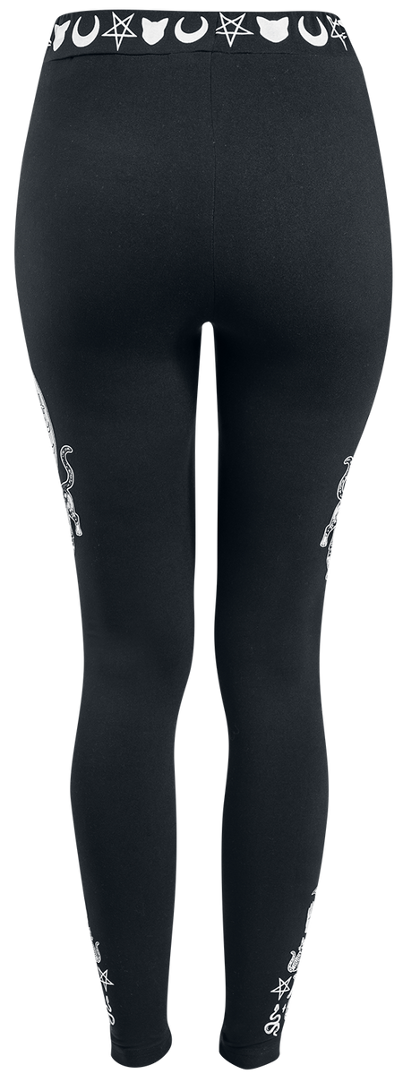 Legging Gothic de Gothicana by EMP - Built For Comfort - S à XXL - pour Femme - noir - Gothicana by EMP - View 2