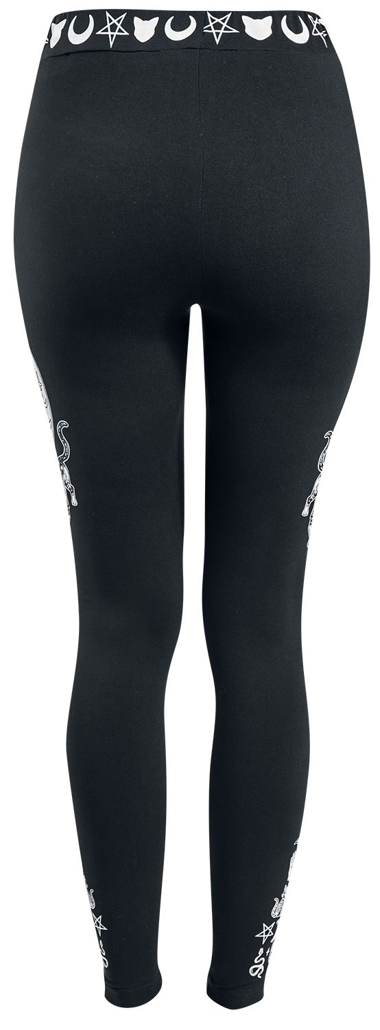 Legging Gothic de Gothicana by EMP - Built For Comfort - S à XXL - pour Femme - noir - Gothicana by EMP - View 2