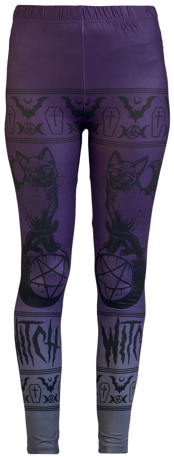 Legging Gothic de Gothicana by EMP - Color Gradient Leggings - S - pour Femme - violet - Gothicana by EMP