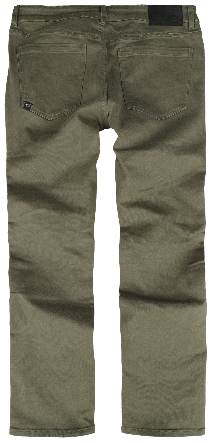Jean  de Black Premium by EMP - Johnny - W32L34 à W34L34 - pour Homme - olive - Black Premium by EMP - View 2