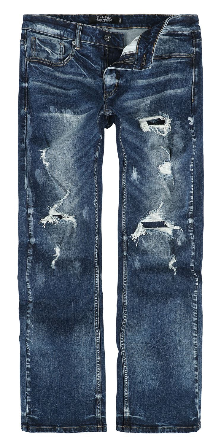 Jean  de Rock Rebel by EMP - Johnny - W30L32 à W34L34 - pour Homme - bleu - Rock Rebel by EMP