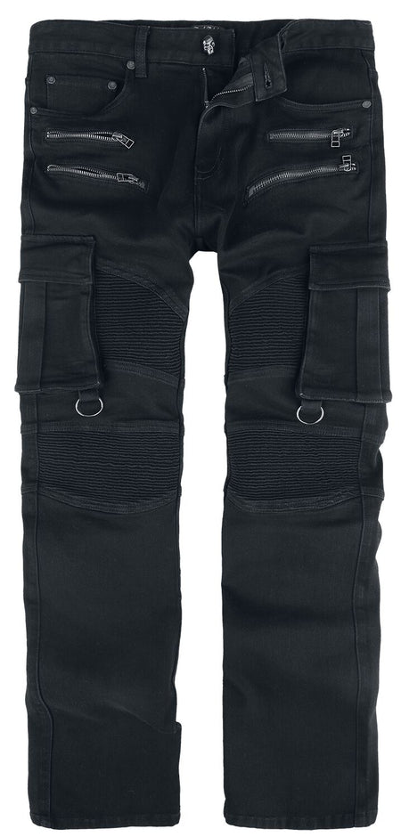 Jean  de Rock Rebel by EMP - Johnny - W30L32 à W34L34 - pour Homme - noir - Rock Rebel by EMP