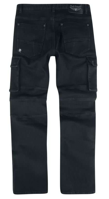 Jean  de Rock Rebel by EMP - Johnny - W30L32 à W34L34 - pour Homme - noir - Rock Rebel by EMP - View 2