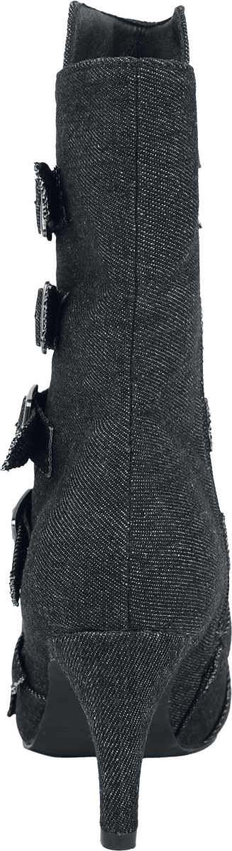 Bottes  de Rock Rebel by EMP - Bottines Jean - EU37 à EU41 - pour Femme - noir - Rock Rebel by EMP - View 2