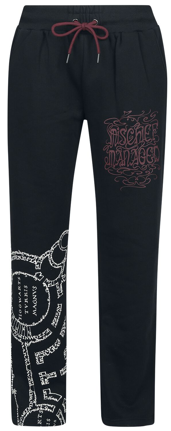 Bas de survêtement  de Harry Potter - La Carte Du Maraudeur - S - pour Femme - noir - Harry Potter